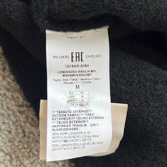 Pinko sweater knitted turtleneck, long sleeves, no pockets size M New - Picture 5 of 7